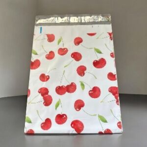 (25) Cherry Print Poly Mailers